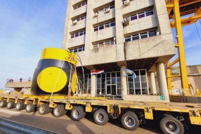LLEGÓ A LA CENTRAL HIDROELECTRICA YACYRETÁ EL CUBO DE RODETE DE LA UG7 1
